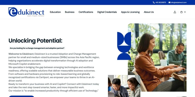 Edukinect website